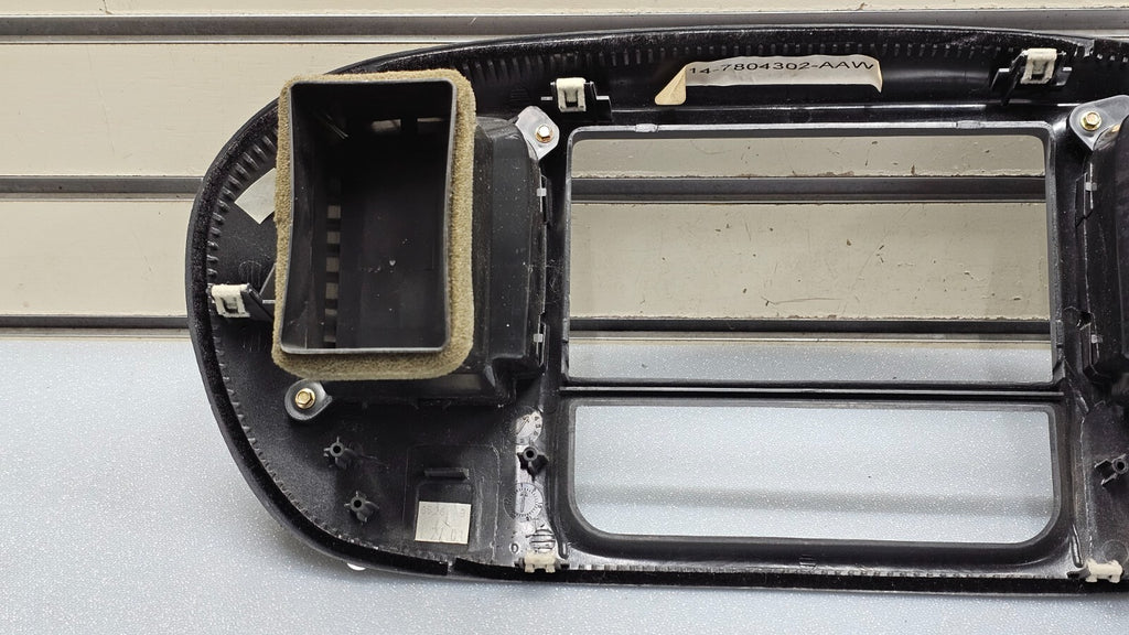 🔥97-03 Ford F150 Center Dash Radio Climate BEZEL Trim Panel Line Dark Gray B1