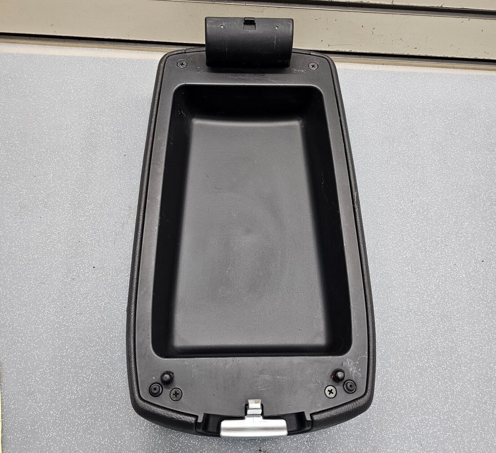 🔥10-13 Kia Sorento Console Lid Cover Leather Top Pad Armrest Assembly Black OEM