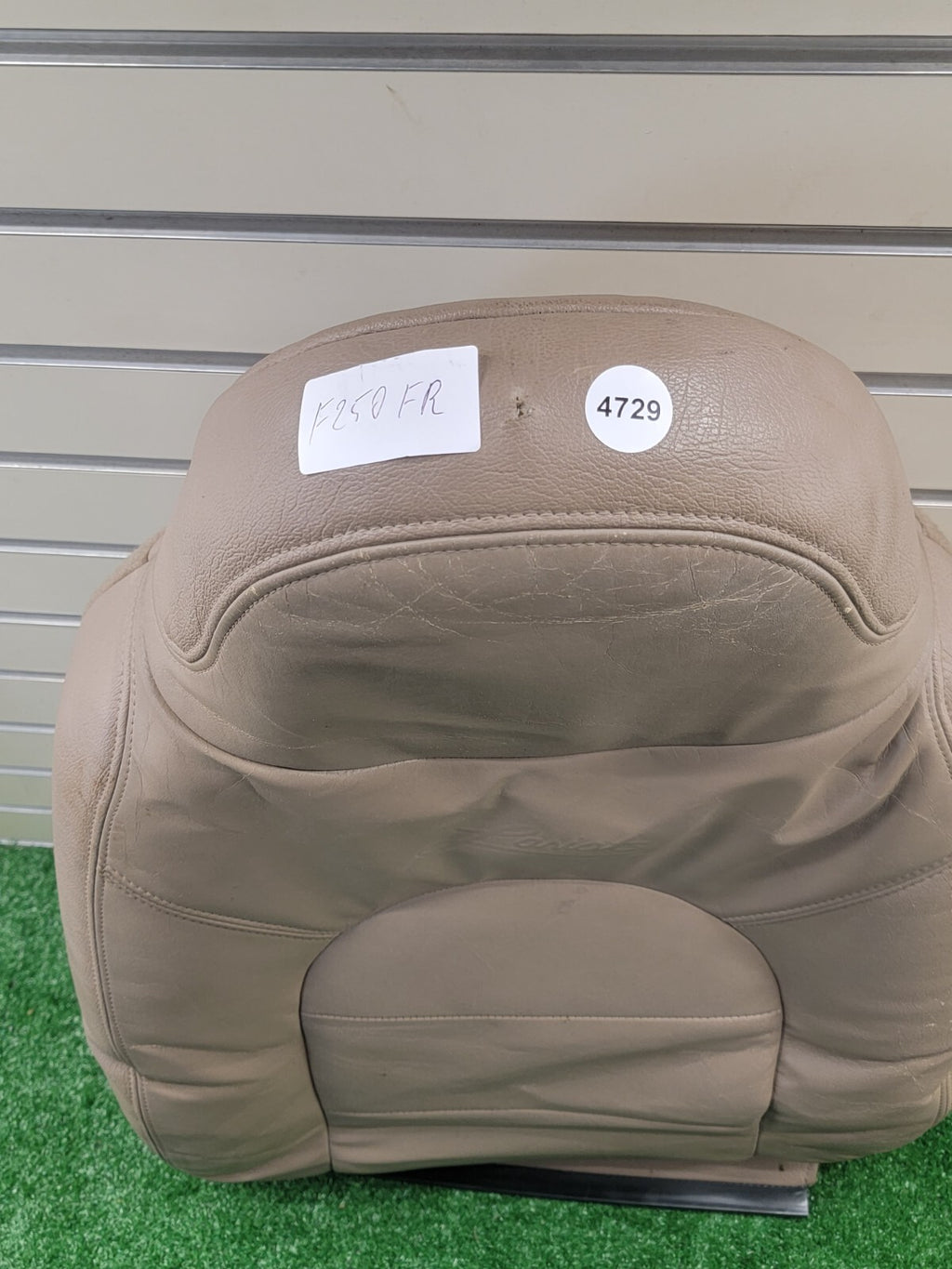 🔥1999-2000 Ford F250 upper Seat rest cushion leather front right TAN