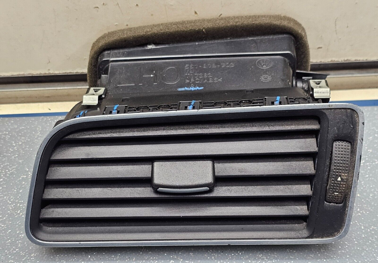 12-15 Passat Dash Left Driver Air Vent Heater Filter Climate Temperature Black