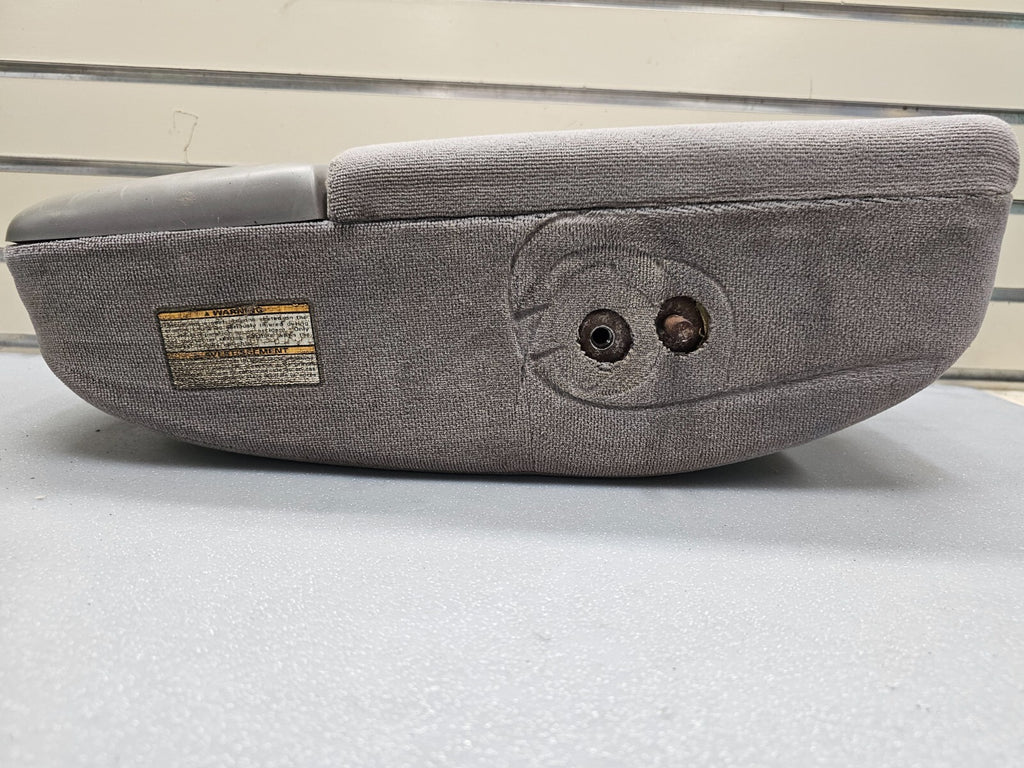 🔥97-03 Ford F150 Center Console JUMP SEAT Cloth/Leather Cup Holder LT GRAY JS6
