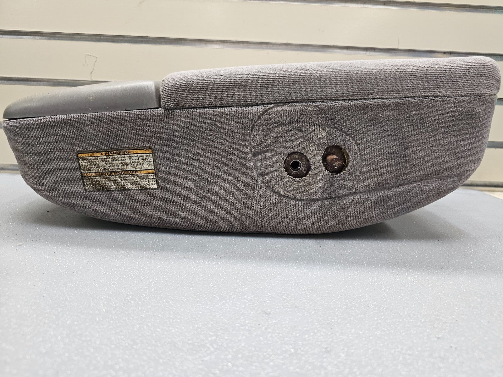 🔥97-03 Ford F150 Center Console JUMP SEAT Cloth/Leather Cup Holder LT GRAY JS6