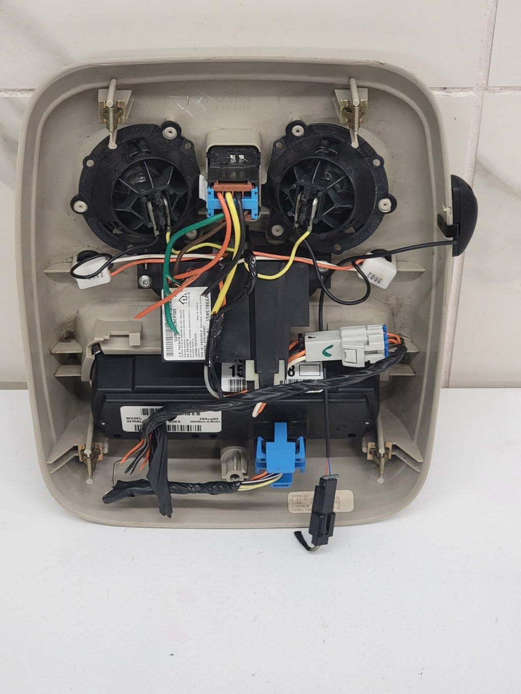 🔥03-06 Escalade Tahoe Yukon OVERHEAD ROOF CONSOLE/MAP LIGHT  LIGHT TAN