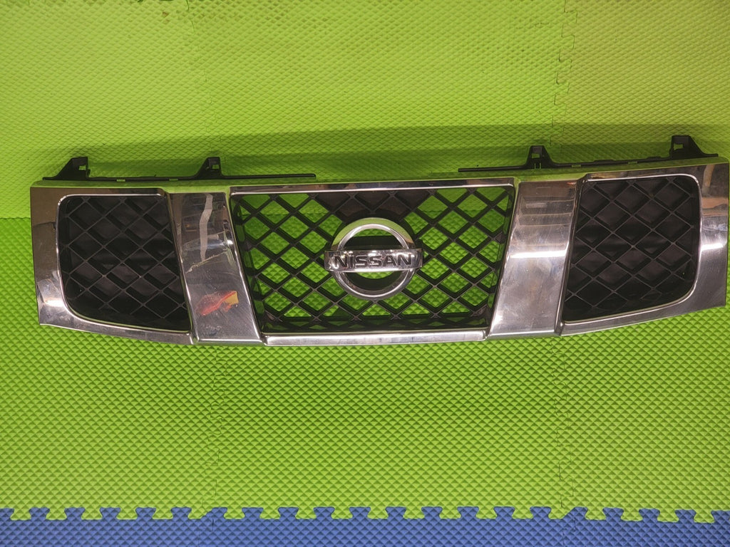 🔥05-07 NISSAN PATHFINDER FRONT GRILLE ASSEMBLY COVER INSERT MOLDING CHROME OEM