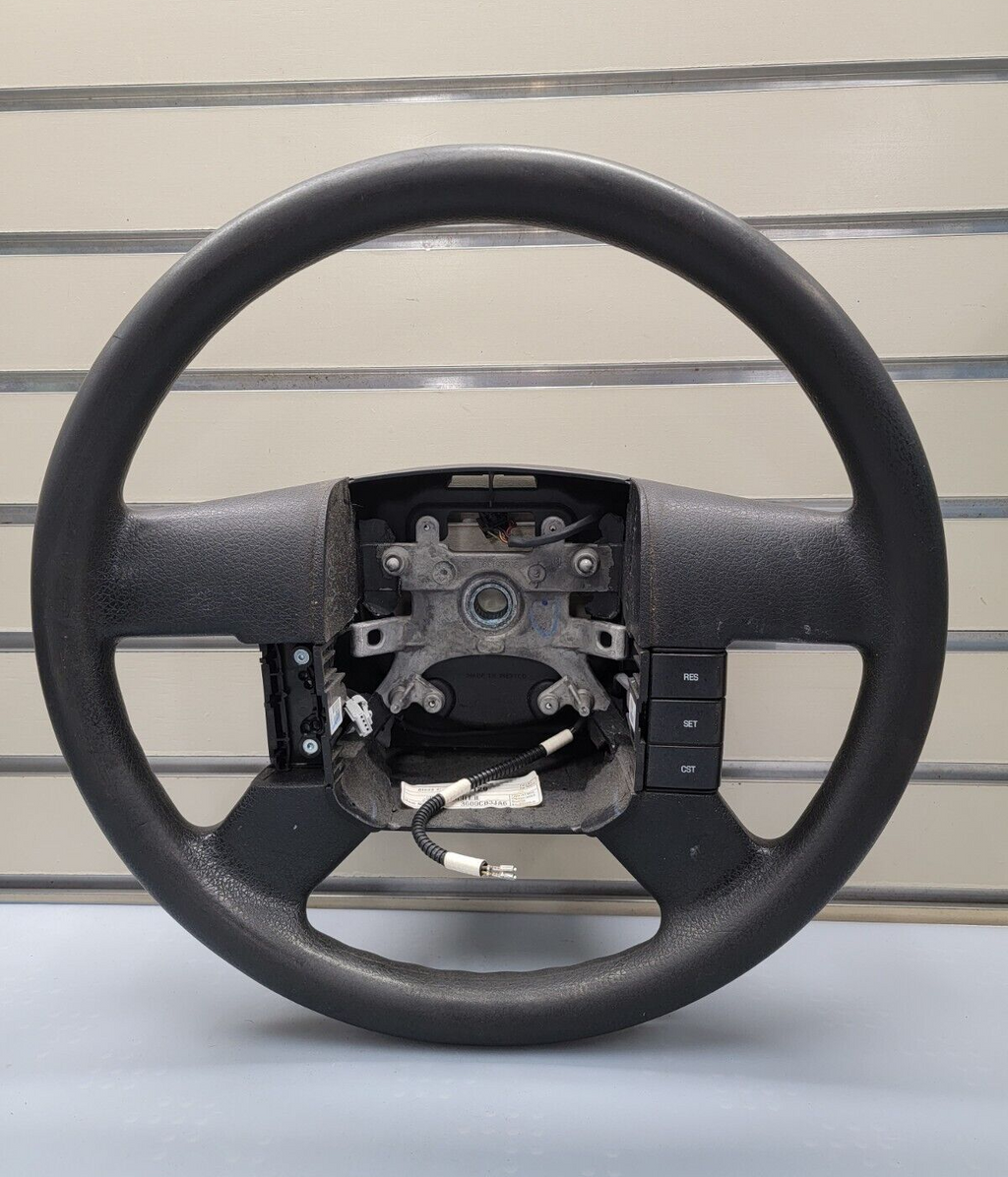 🔥2004-2008 Ford F-150 Wrapped Steering Wheel OEM Black
