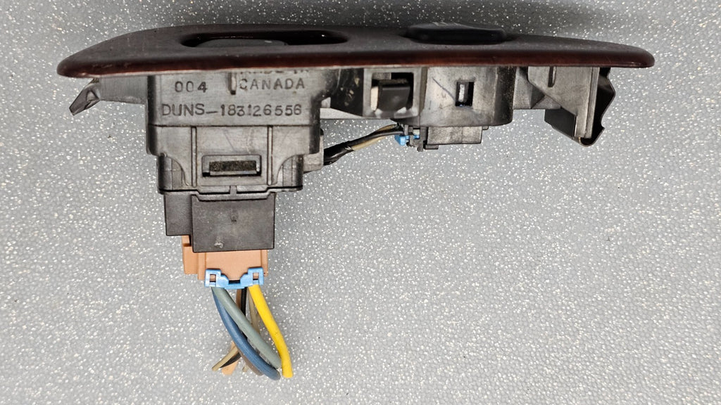 🔥04-07 Chevy Malibu Front Right Passenger Power Window Door Switch Lock Wood