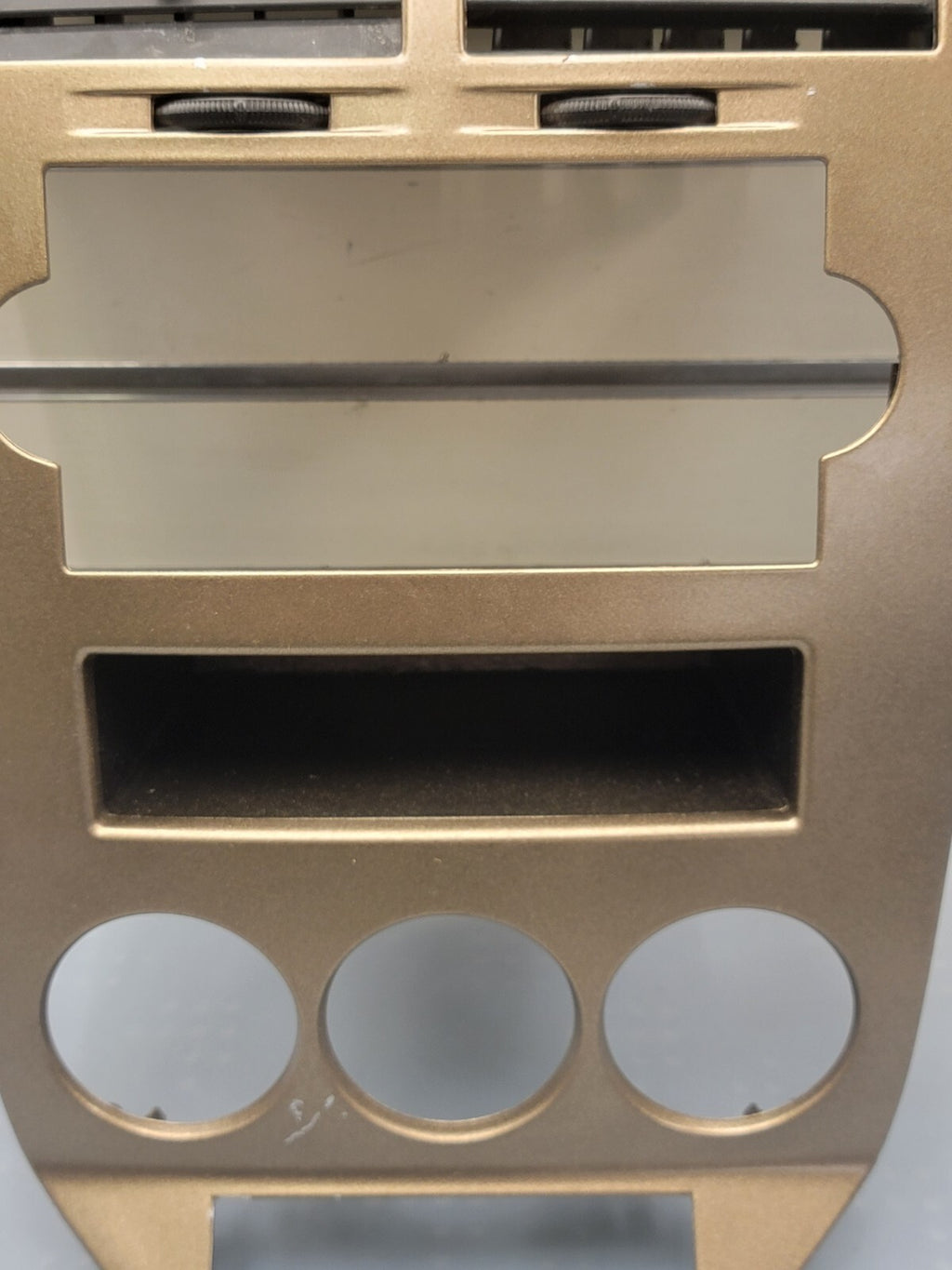 🔥07-09 Dodge CALIBER Dash Radio Center BEZEL Climate Dash Trim Vents golden B15