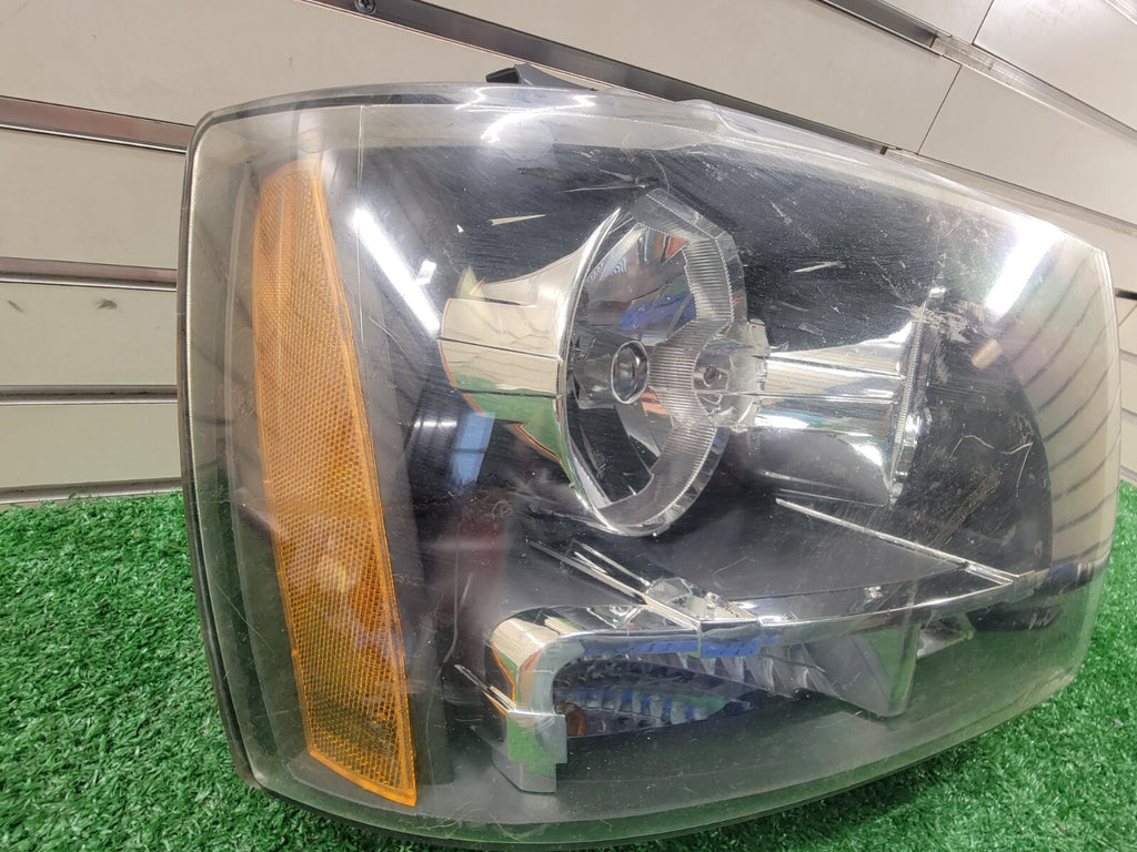 🔥07-14 Chevy Silverado Tahoe Suburban Passenger Headlight Lamp Assembly Chrome