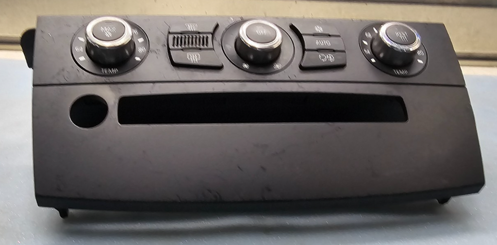 🔥08-10 BMW 5 SERIES AC HEATER TEMPERATURE CLIMATE CONTROL AIR CONDITIONER BLACK