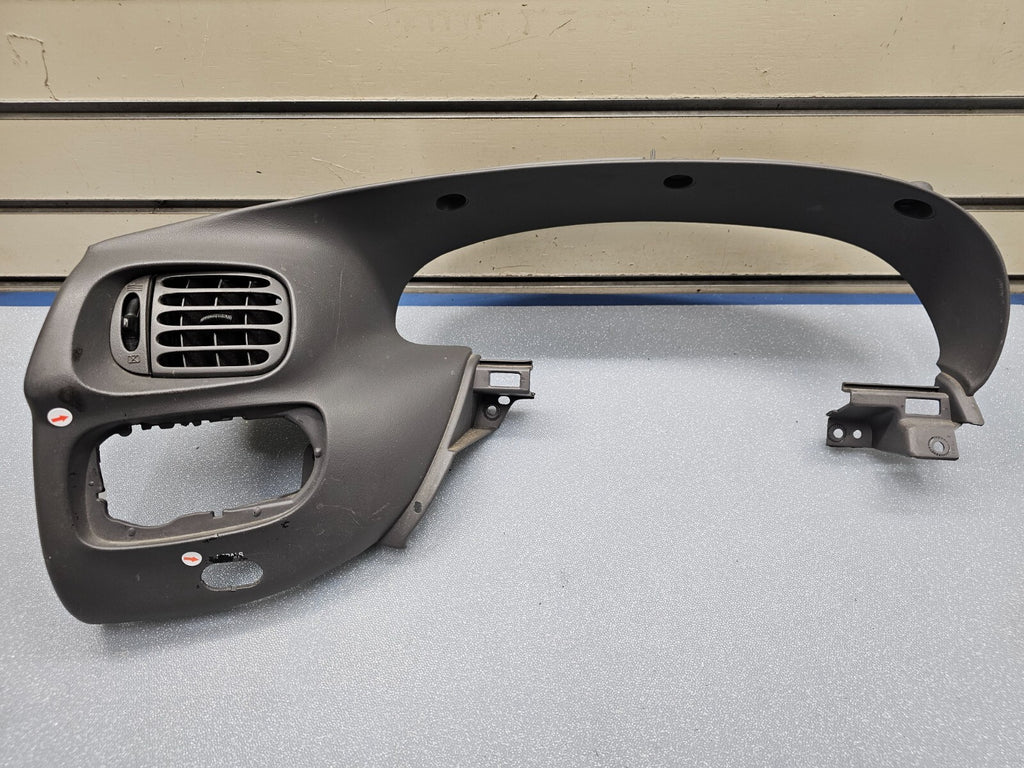 97-03 Ford F150 Dash Speedometer Instrument CLUSTER Bezel Trim Panel DK GRAY C13