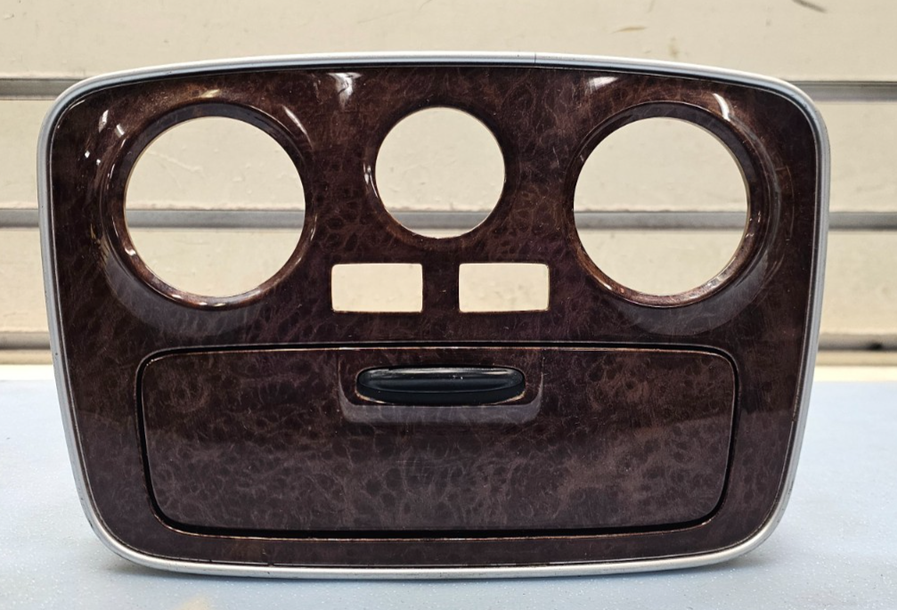 🔥06-08 Sonata A/C Heater Temperature Climate Control Switch Panel Bezel Wood