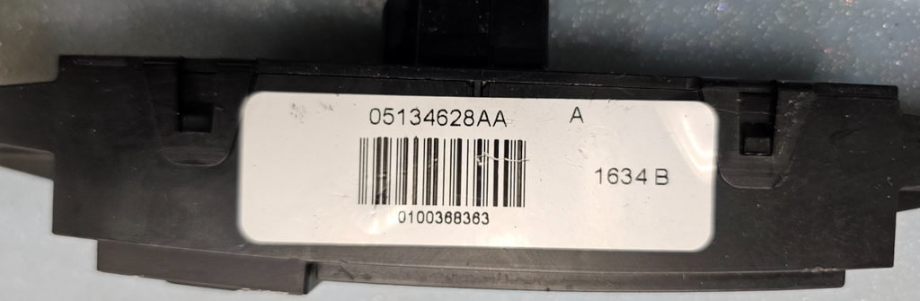 🔥01-07 CARAVAN Grand Caravan Town & Country  warning HAZARD LIGHT SWITCH BLACK