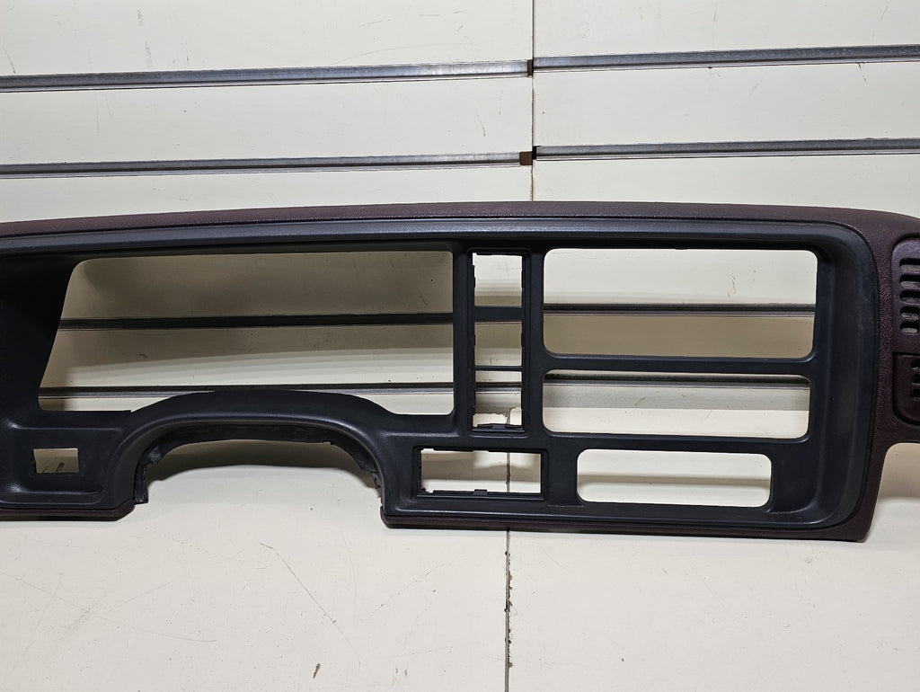 95-99 CHEVY GMC TRUCK SILVERADO CK Cluster Gauge Speedo Dash Bezel Red C3