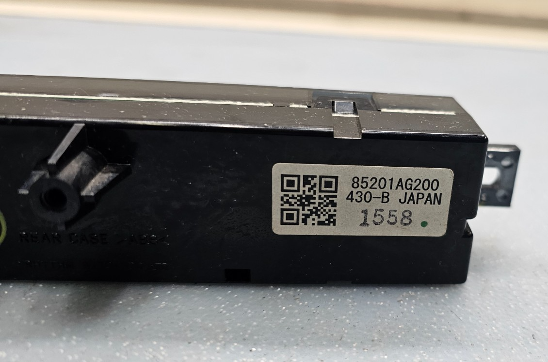 🔥07-09 SUBARU LEGACY OUTBACK DIGITAL CENTER DASH AUTO CLOCK ASSEMBLY BLACK