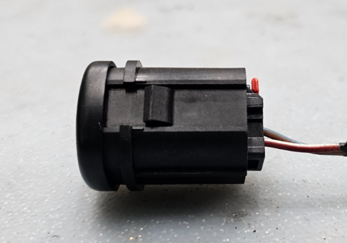 🔥01-07 Escape Right Passenger AR Bag Indicator Fog Window Defrost Switch Black