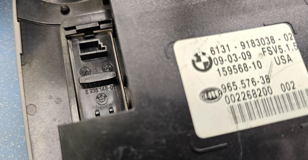 🔥2007-2013 BMW X5 3.0Si E70 FRONT ROOF DOME LIGHT SWITCH TAN OEM
