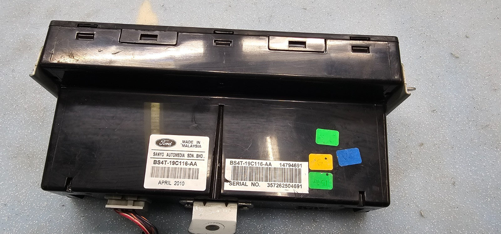 10-12 Ford Fusion Mercury Milan Dash Info Display Screen Control Module Assembly