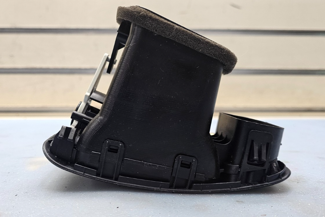 🔥01-05 Honda Civic Dash Center Left Driver Air Vent AC A/C Heater Panel Black