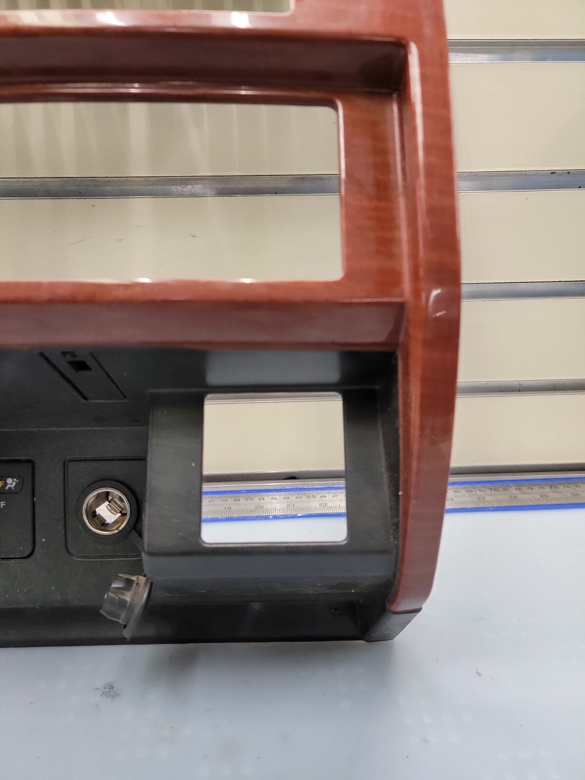 🔥05-07 Dodge DAKOTA Center Dash RADIO BEZEL Heater A/C Vents Trim WOODGRAIN B12