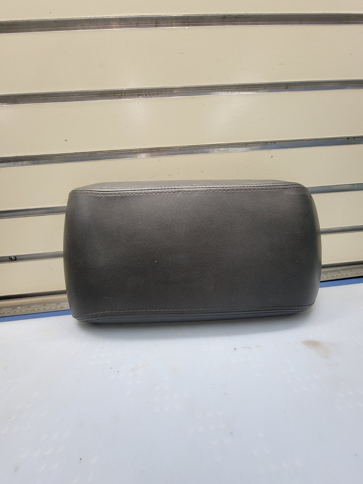 🔥07-09 LINCOLN MKZ CENTER CONSOLE ARM REST LID TOP PAD COVER BLACK LEATHER