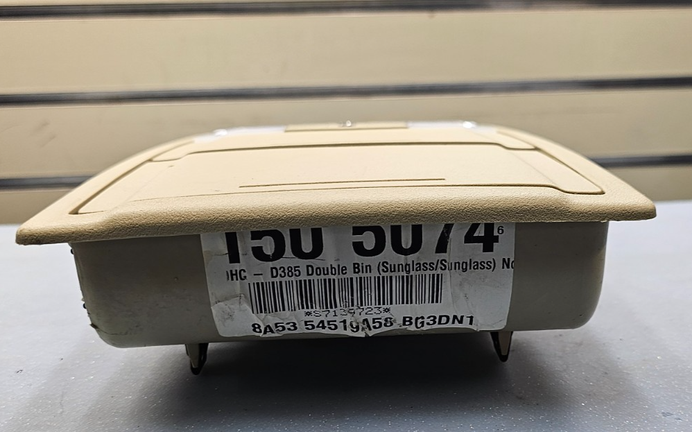 🔥09-14 Ford F150 Expedition Overhead Console Dome Map Light Storage TAN OEM