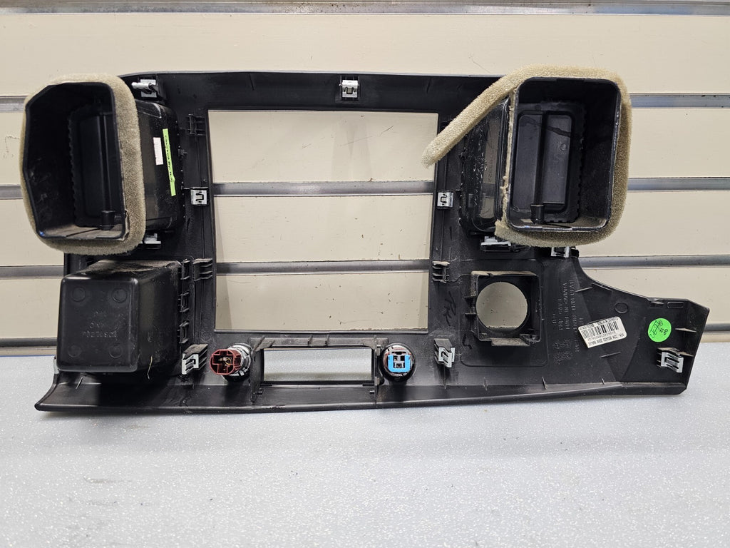 🔥07-14 Silverado SIERRA Center Dash Radio Bezel AC Climate Trim Panel BLACK B6