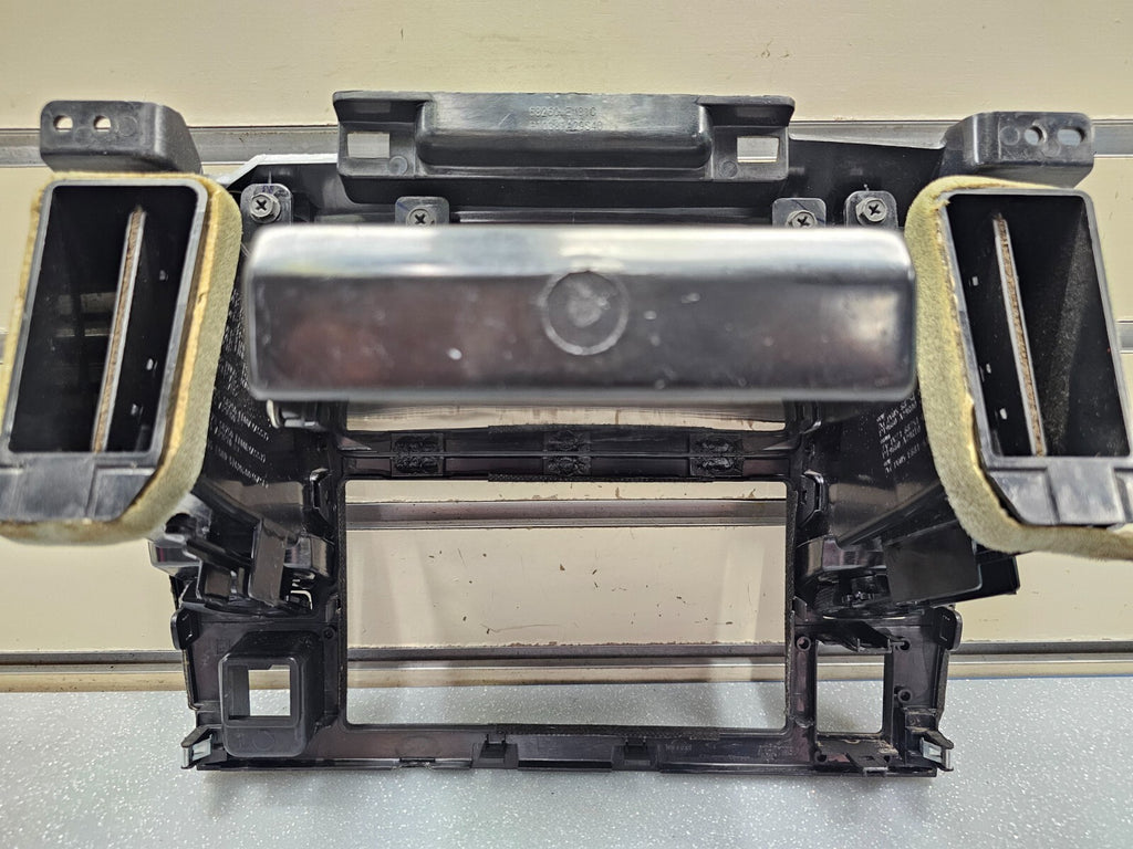 07-12 Nissan VERSA Dash AM FM Radio Stereo Display Bezel Trim Panel DK GRAY B74