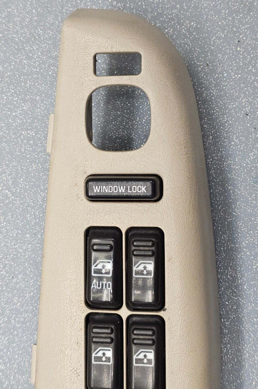 🔥99-02 Silverado SIERRA 4 Door Left DRIVER Master Power Window Switch Tan WS4