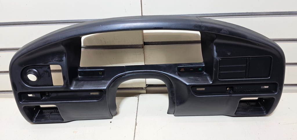 92-96 Ford F150 BRONCO Instrument Cluster Gauge Bezel Dash Trim Panel BLACK C12