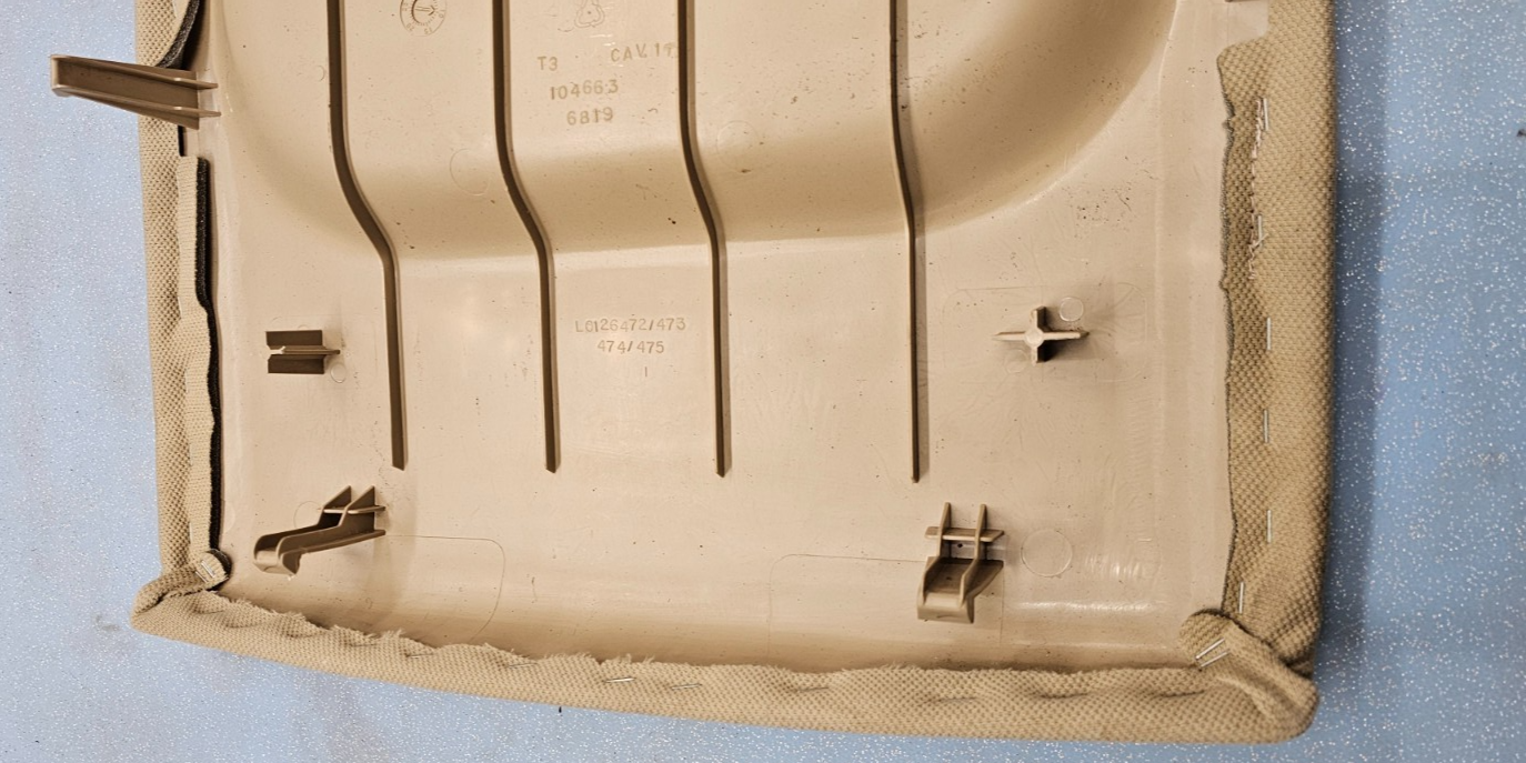 🔥07-13 Yukon Tahoe Suburban Front Right Passenger Seat Back Panel Cover Tan