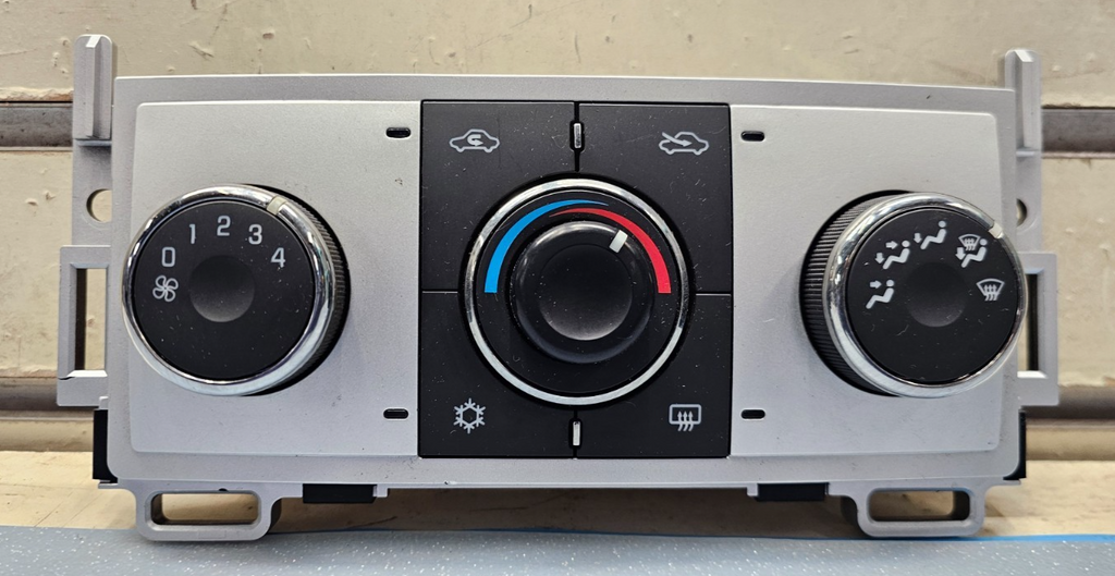 🔥08-12 Chevy Malibu Dash AC A/C HVAC Heater Climate Temperature Control Silver
