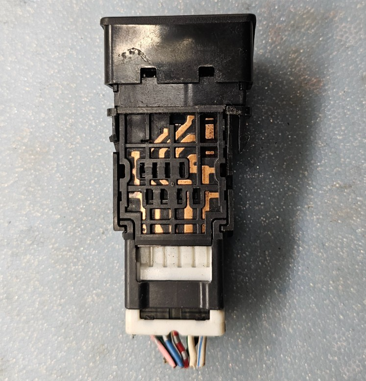 🔥02-06 Sentra Instrument Panel Dimmer Rheostat Emergency Hazard Switch Black