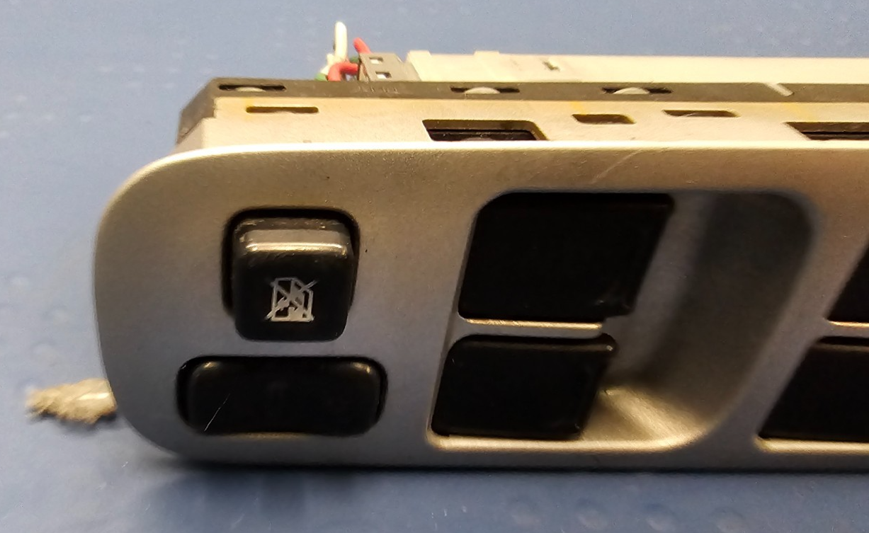 🔥05-07 Suzuki Aerio Left Driver Master Power Window Switch Lock Assembly Silver