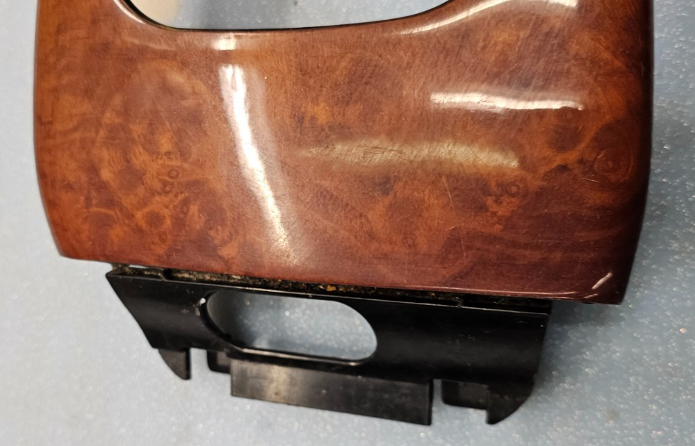 🔥2003-2011 Saab 9-3 Gear Shift Center Console Trim Cover Panel Woodgrain