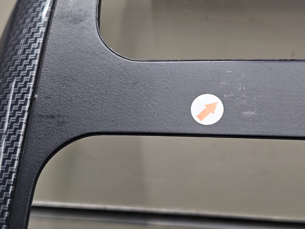 🔥01-07 Caravan Town & Country dash radio climate TRIM bezel Carbon Fiber Black