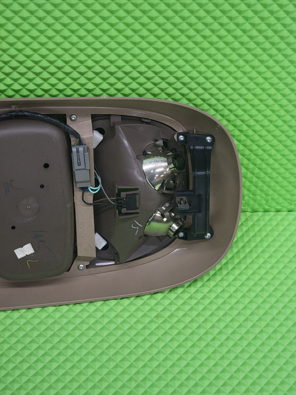 🔥97-02 Ford Expedition Overhead Climate Console Map Light Display OEM TAN