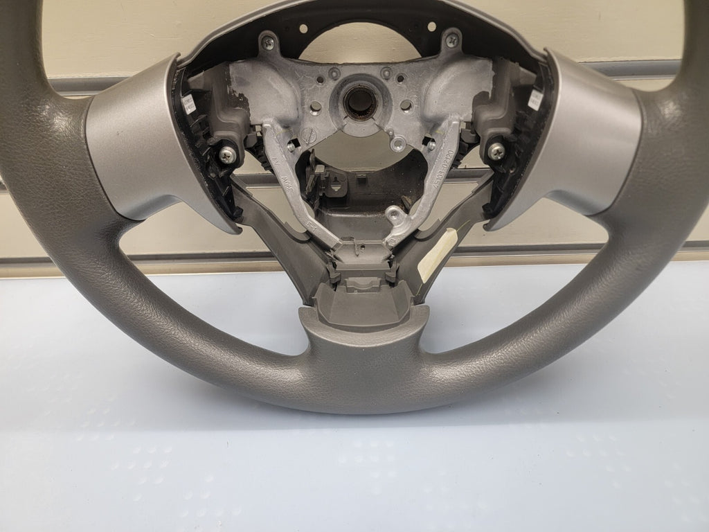 🔥09-13 TOYOTA MATRIX COROLLA FRONT STEERING COLUMN WHEEL ASSEMBLY GRAY LEATHER