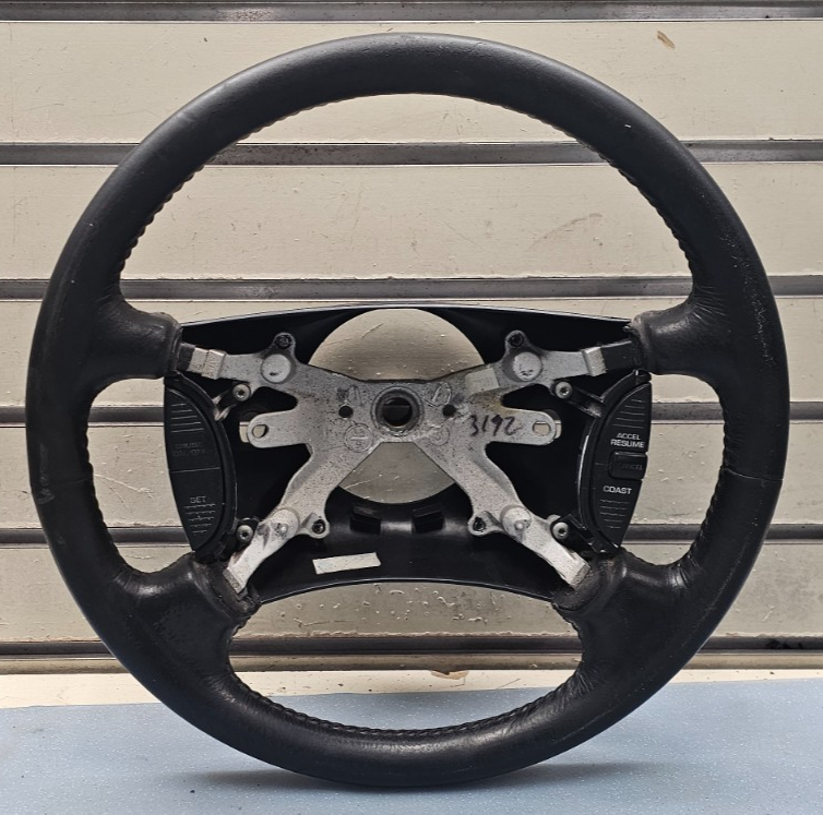 🔥98-01 Dodge Ram 1500 2500 3500 DAKOTA DURANGO Steering Wheel Leaher Black OEM