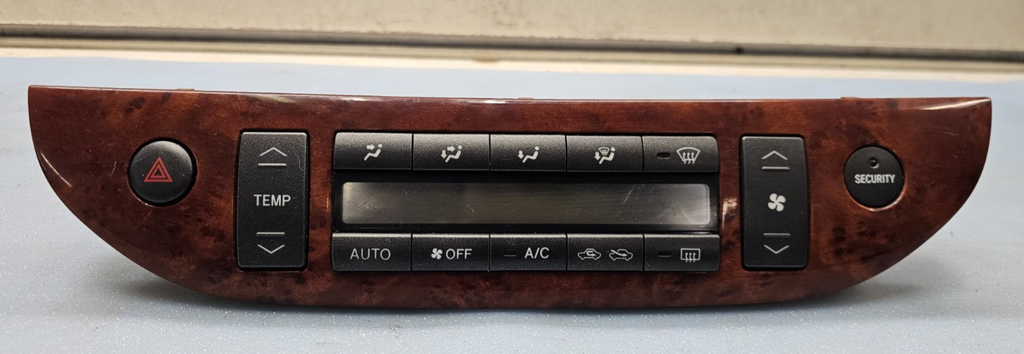 🔥02-06 Camry Dash A/C HVAC AC Heater Temperature Climate Control Unit Wood