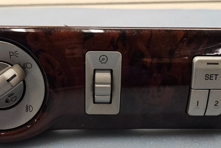 🔥03-05 Lincoln Aviator Dash Headlight Lamp Control Switch Assembly Woodgrain