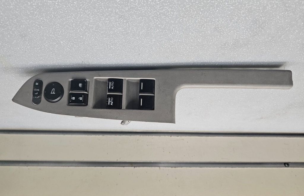 08-12 ACCORD Left Driver Door Master Power Window Lock Switch Assembly Gray OEM