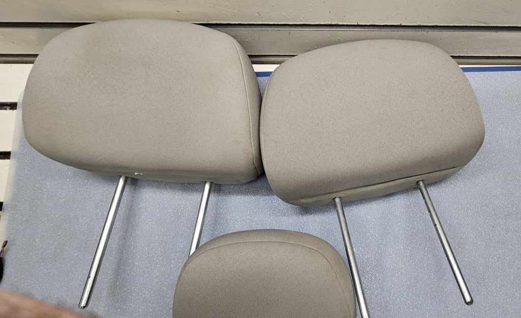 🔥05-12 Ford Escape MARINER Seat HEADREST 2nd Row Rear SET: 3 Cloth TAN