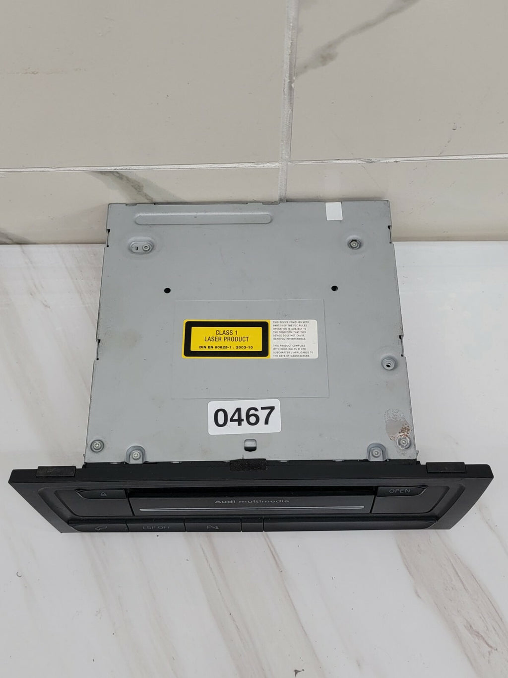 08-12 AUDI 8T A5 S5 A4 QUATTRO MULTIMEDIA CD SIM CARD PLAYER RECEIVER OEM Black