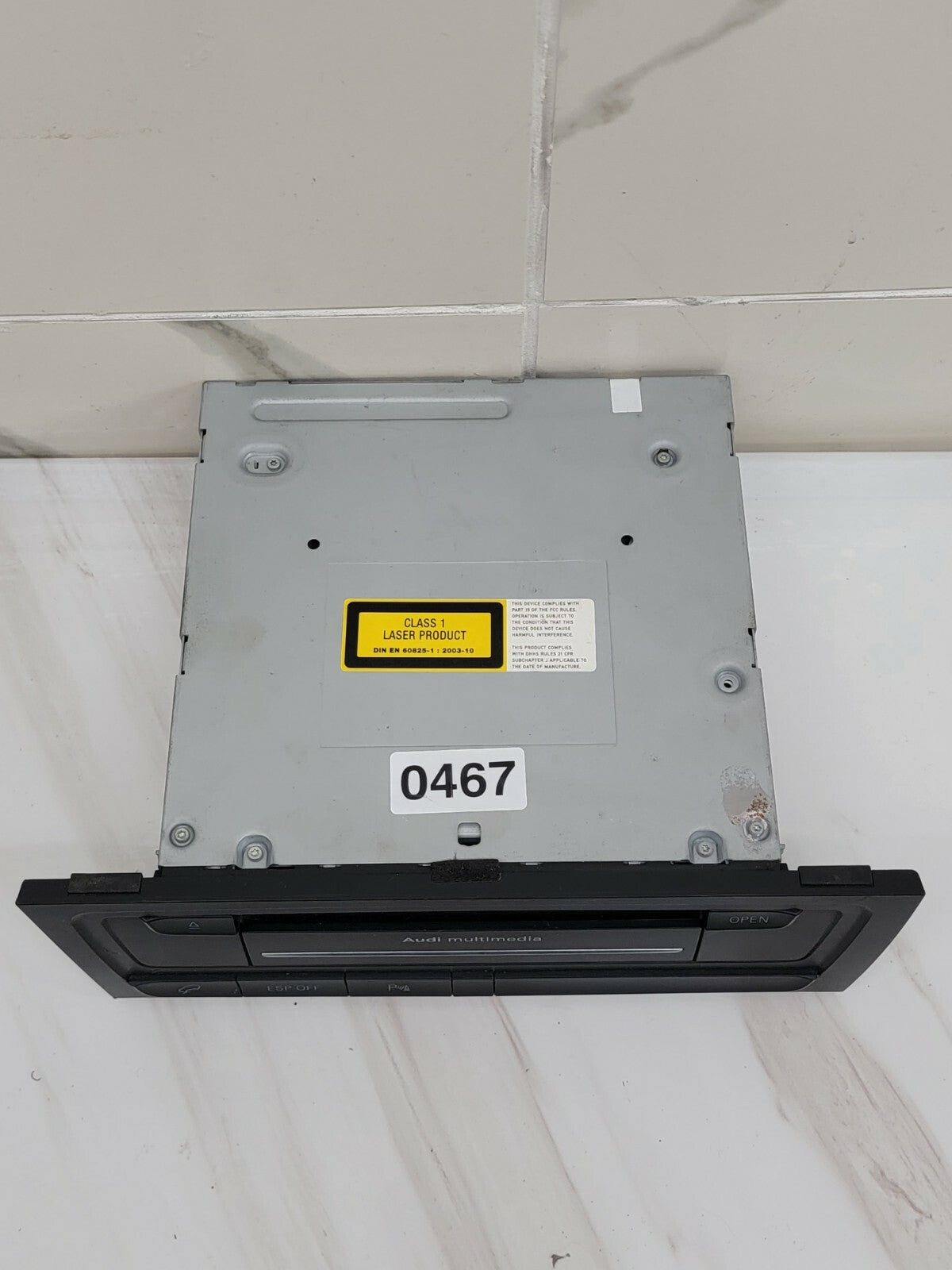 08-12 AUDI 8T A5 S5 A4 QUATTRO MULTIMEDIA CD SIM CARD PLAYER RECEIVER OEM Black