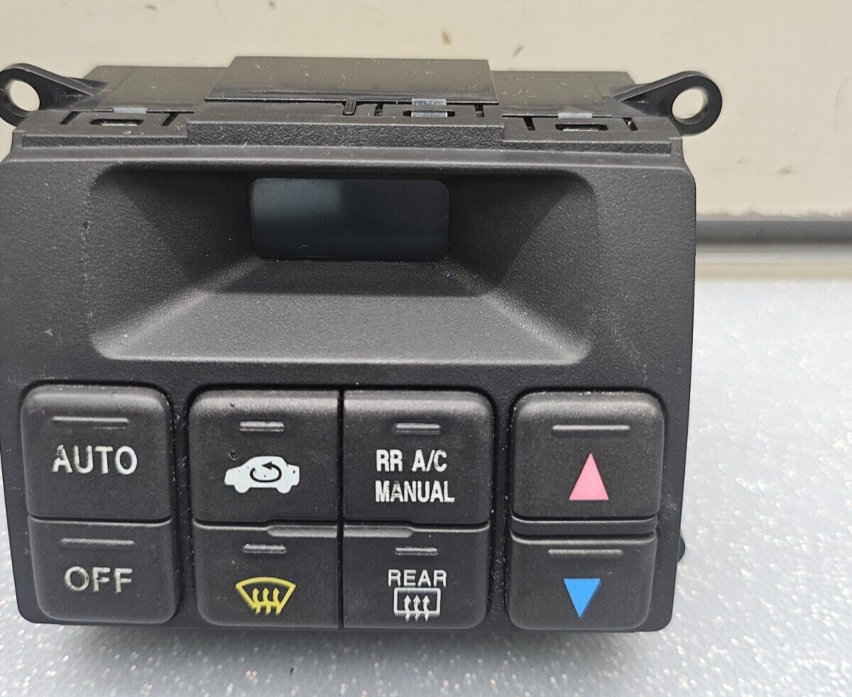 🔥01-06 Acura MDX Rear AC A/C HVAC Heater Climate Temperature Control Black