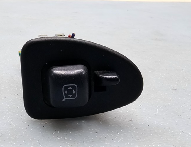 🔥99-04 FORD MUSTANG LEFT DRIVER MASTER POWER MIRROR CONTROL SWITCH BLACK