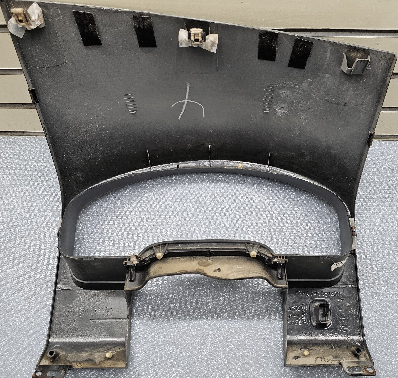 🔥04-08 Ford F-150 Dash Instrument CLUSTER Bezel Speedometer Gauge Trim GRAY C14