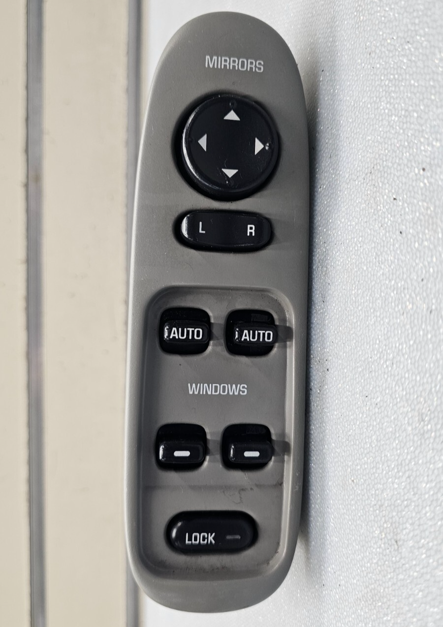 🔥00-05 Buick Lesabre Left Driver Master Power Window Switch Assembly Gray OEM
