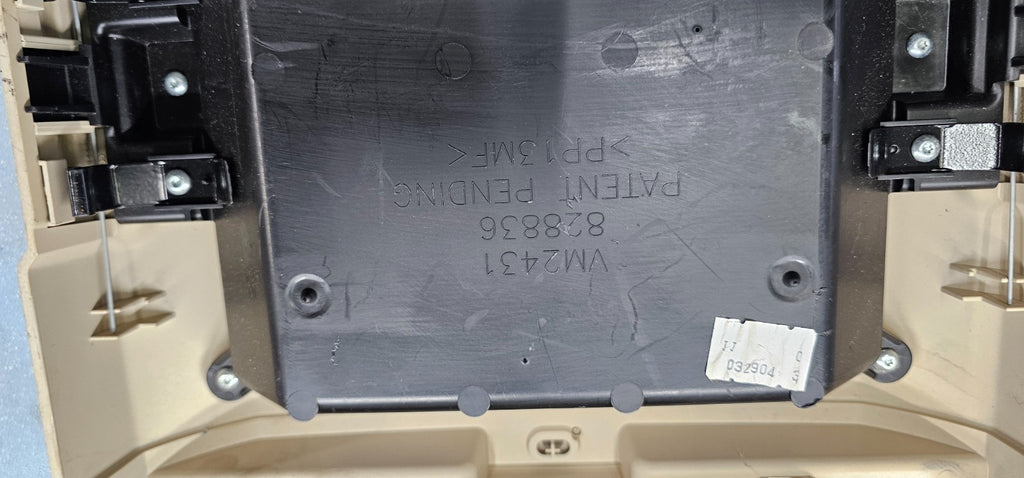 🔥04-08 Ford F150 Overhead Console SLIDING RAIL COMPARTMENT w/Storage TAN 09