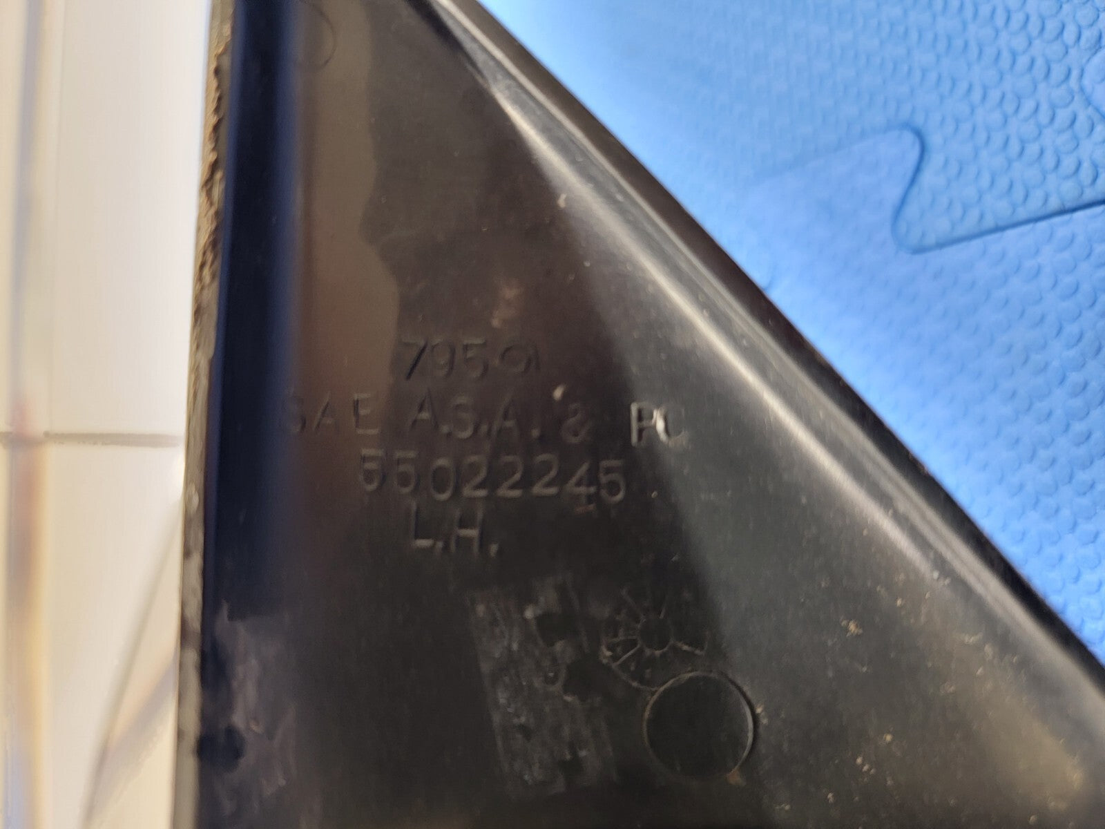 94-97 Dodge Ram 1500 2500 3500 Door Mirror Driver Left Power 3 Pin Chrome